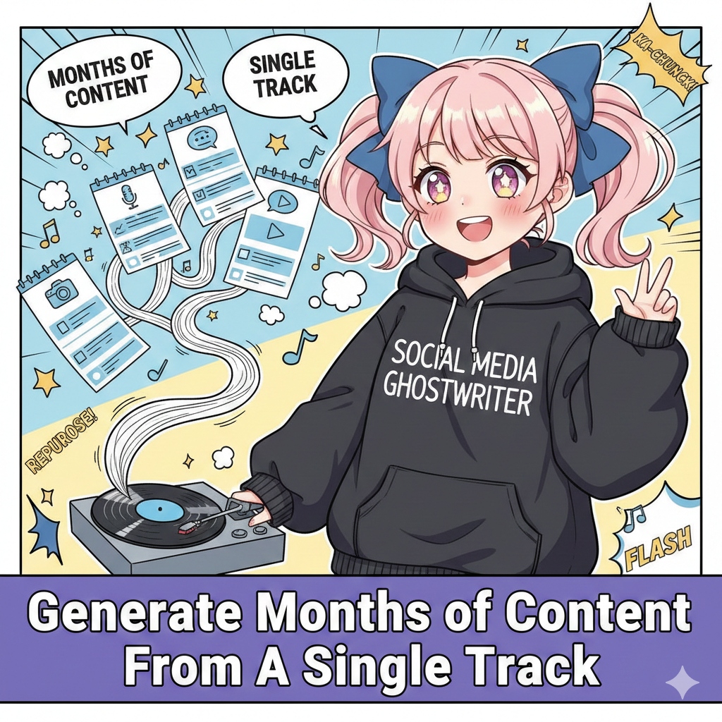 Your Social Media Ghostwriter: How to Generate Months of Content from a Single Track